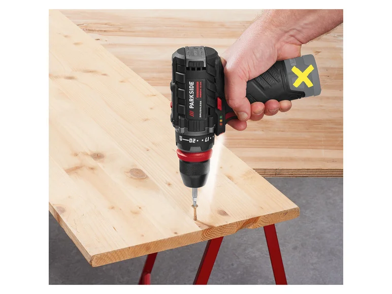 PARKSIDE PERFORMANCE® Perceuse-visseuse sans fil PBSPA 12 D4. 12 V