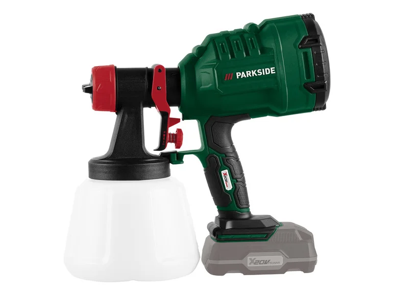 PARKSIDE® Pistolet à peinture sans fil PFSA 20-Li C3. 20 V