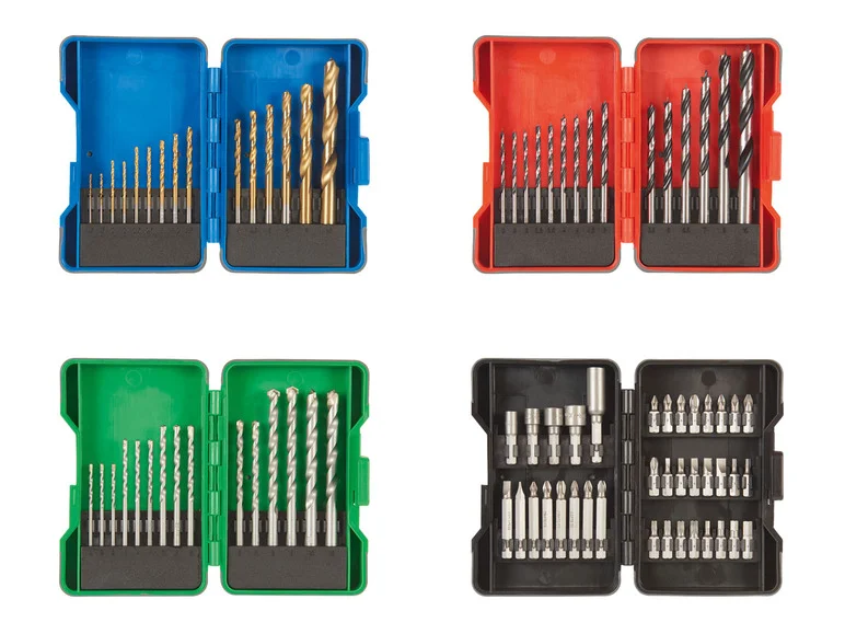 PARKSIDE® Set de forets HSS. mèches ou embouts PBB 4 A1